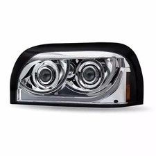 Freightliner Century LED Projector Headlight Assembly-Chrome Driver Side