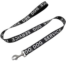 4FT Service Dog Leash, 1 and 1.25 Wide Nylon Dog Leash with Comfortable Neopr...