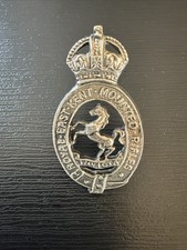 ROYAL EAST KENT MOUNTED RIFLES MARKED SILVER CAP BADGE ON LUGS B0O