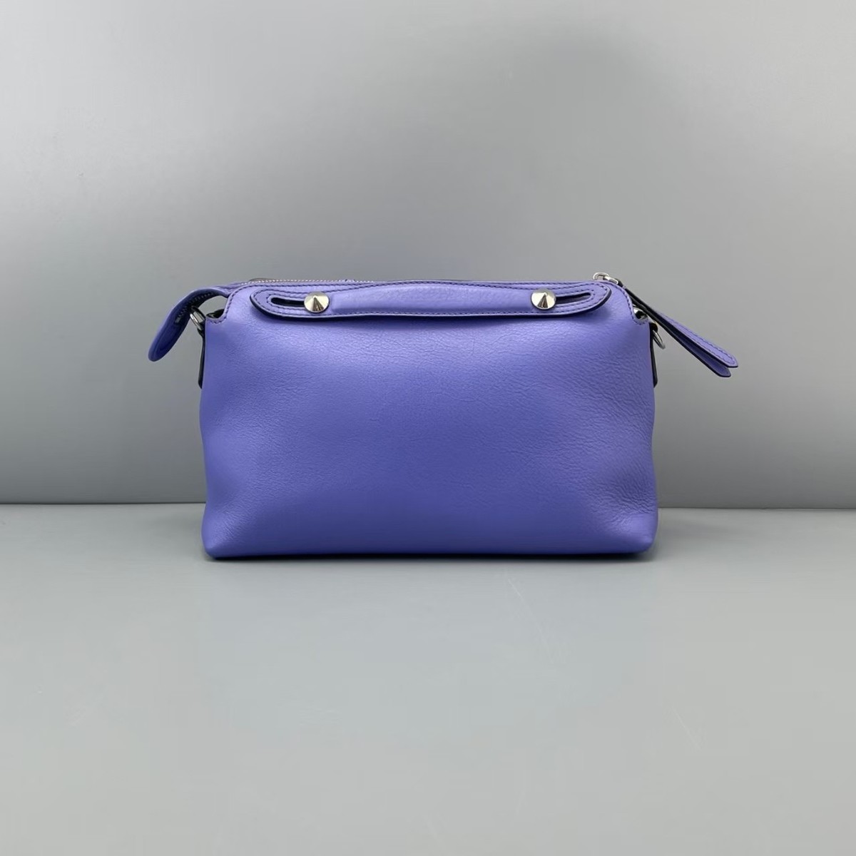 Fendi By The Way Medium Haze Blue Calfskin Top Handle Bag | eBay