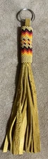 Beautiful Native American Lakota Sioux Beaded Key Chain.