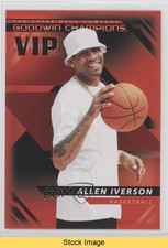 2022 Goodwin Champions VIP Red Prize Card Achievement Allen Iverson HOF READ sq1