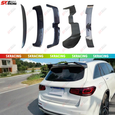 For Benz GLC-Class X253 Sport SUV A/B/C/D/E Style Carbon Rear Roof Spoiler Wing