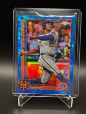 2025 Topps Chrome Logofractor Edition - Juan Soto #200 Blue Refractor /150
