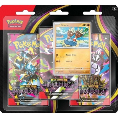 Pokémon TCG: Mega Evolution Pitch Black - 3er Pack
