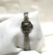 Vintage Gruen Veri-Thin Ladies Watch w/Speidel Bracelet - 10K Gold Filled - Runs