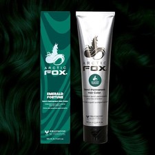 Arctic Fox Emerald Fortune Semi-Permanent Vegan Hair Dye Color Cruelty-Free