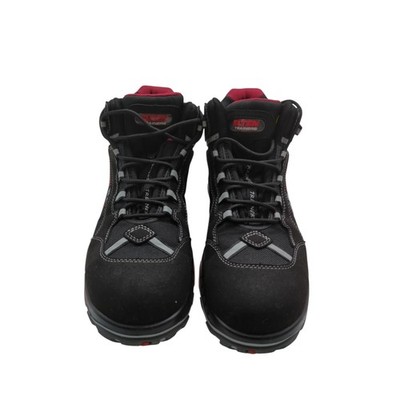 ELTEN Sander ESD S3S Sicherheitsschuhe Unisex Gr. 42 Schwarz/Rot
