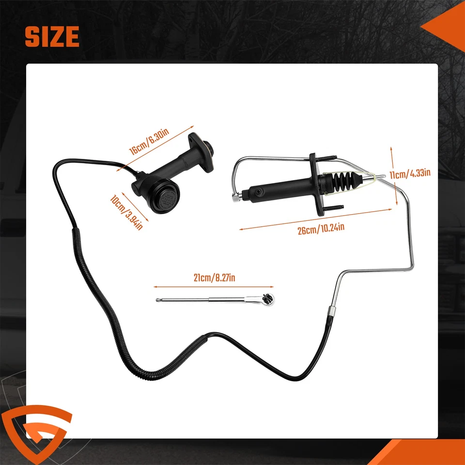 For Chevy GMC Truck 1500 2500 3500 Clutch Master & Slave Cylinder Assembly US - Изображение 2 из 4