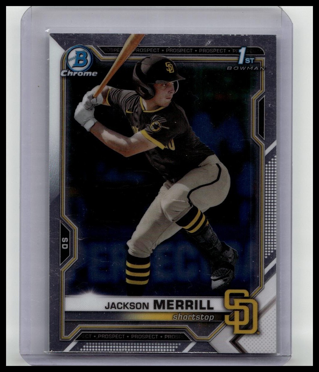 2021 Bowman Draft #BDC-119 Jackson Merrill Chrome