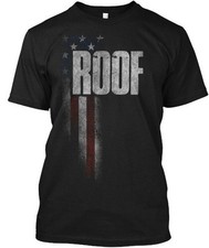 Roof Family American Flag T-Shirt Made in the USA Size S to 5XL