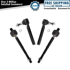 Front Inner & Outer Tie Rod Set Inner & Outer Fits Ford