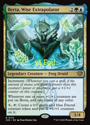 Berta, Wise Extrapolator 175/444 Foil - Secrets of Strixhaven MTG