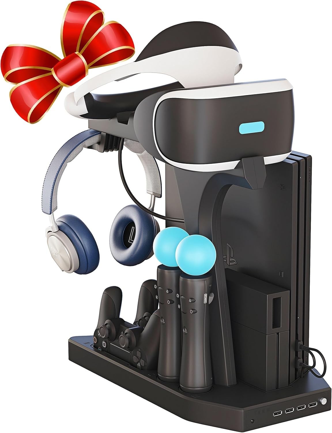 VR Charging Stand for Gamers, PSVR Charging Station to Showc