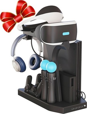 VR Charging Stand for Gamers, PSVR Charging Station to Showcase, Display