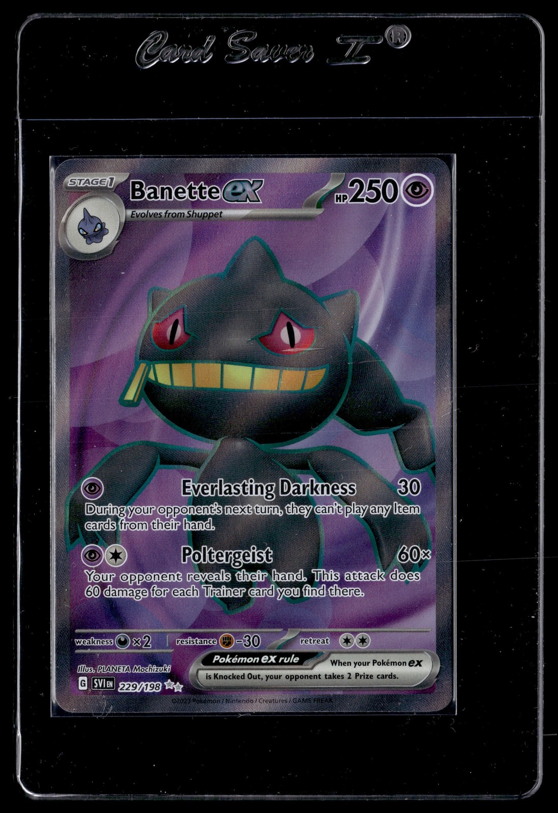 Pokemon TCG SV01: Scarlet & Violet Base Set #229/198 Banette ex