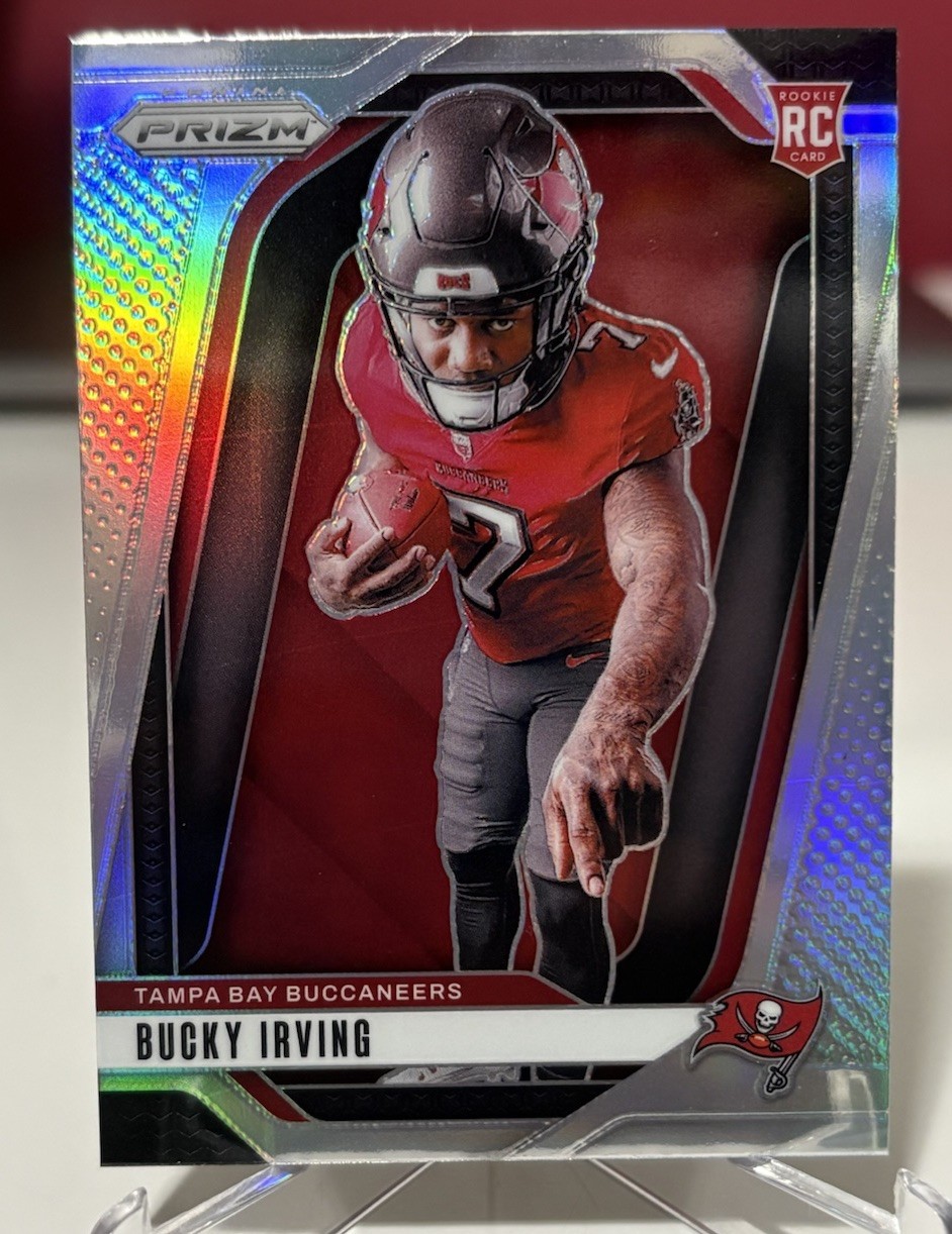 BUCKY IRVING 2024 Panini Prizm Football SILVER PRIZM Rookie Variation RC SP