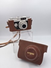 Vintage 1949 Argus 21 Markfinder 35mm Camera f /3.5 50 mm Cintar Lense