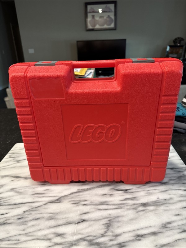 Vintage 1985 Red Lego Hard Carrying Case Made in USA