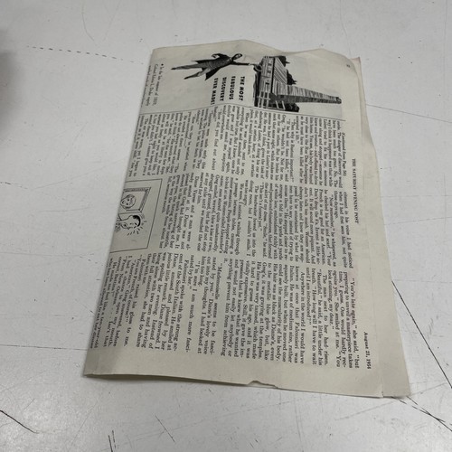 RETRO VINTAGE Advertisment Paper Clipping Art Junk 50s Lucky Strike Tobacco - Picture 6 of 9