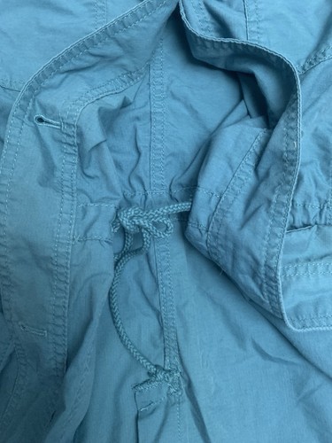 NWT Eddie Buaer Jacket Womens XL Teal Lightweight Chore Field Coat Military - Picture 6 of 12