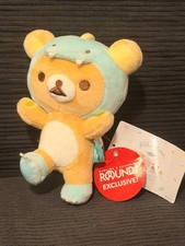 NEW 6  Inch San-x Korilakkuma Clawed Feet Dino Hat Plush Doll Toy Round 1 Prize