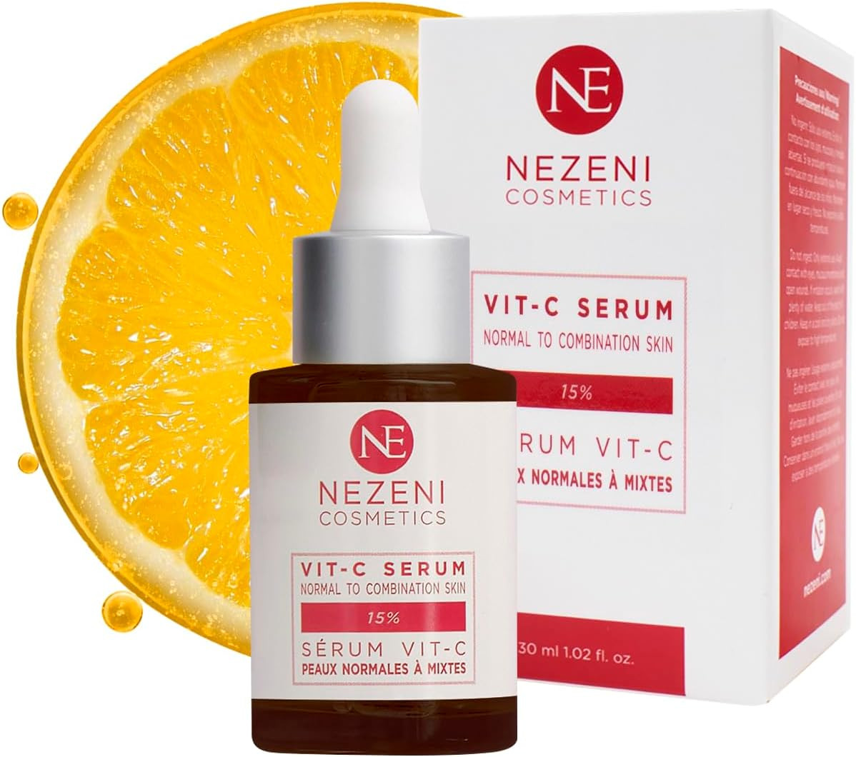 Siero Vitamina C 15% e Niacinamide 10% - Anti-età e Illuminante Viso