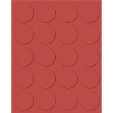 Magna Visual Fi-123 Magnetic Round Indicators, Red, Pk20