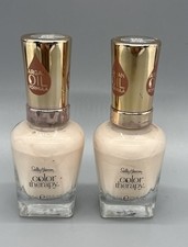 2x Sally Hansen Color Therapy Nail Polish Color 230 Sheer Nirvana Argan Oil