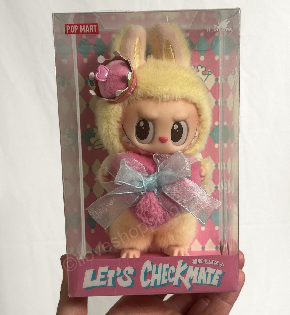 AUTHENTIC POP MART LABUBU THE MONSTERS LETS CHECKMATE SERIES QUEEN