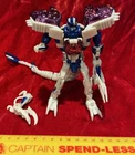 VINTAGE HASBRO TRANSFORMERS BEAST WARS G1 B1 BONE ACTION FIGURE COMPLETE, BUT..!