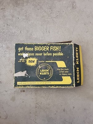 Vintage A Fisherman's Life Saver, Leech Kleets and Original Box 