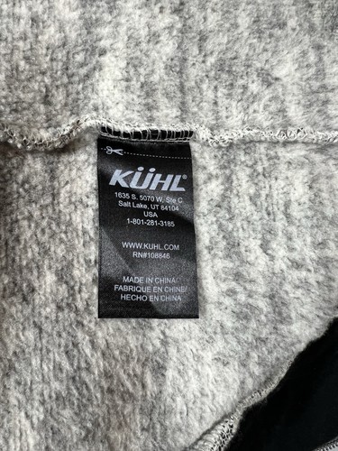 Kuhl Jacket Women’s Size M Gray Cream Alaska Long Sweater Full Zip Sherpa - Picture 6 of 9