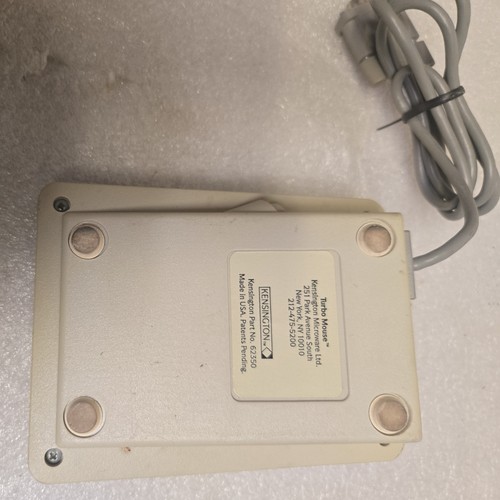 Nice Used Kensington Turbo Mouse Trackball For Apple Macintosh 62350 Working USA - Picture 5 of 6