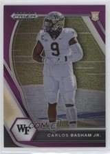 2021 Panini Prizm Draft Picks Purple 40/75 Carlos Basham Jr Boogie #139 8d2