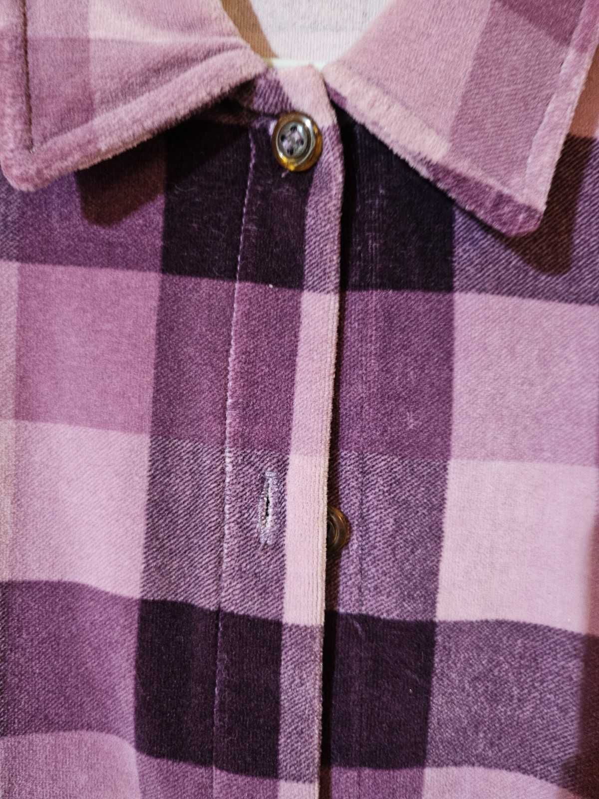 Jason Maxwell Medium Velour Shacket Button Up Shi… - image 2