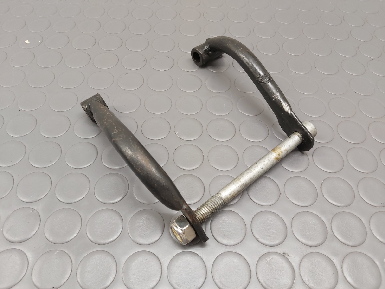 APRILIA RS 125 STEFFE SUPPORTO MOTORE ANTERIORE TELAIO TELAIETTO ROTAX BRACKET