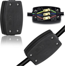 2Pcs 3 Terminal Electrical Cable Junction Box 13Amp 250V Flex Connector 3 Core C 9.02 per metre