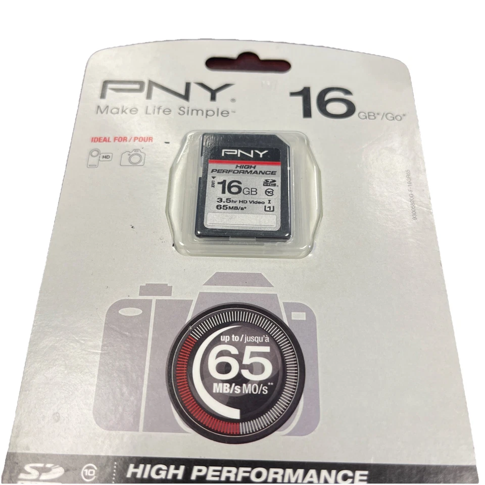 PNY Professional 16GB High Speed SDHC Card 65MB/s Write Speed  - Image 2 of 4