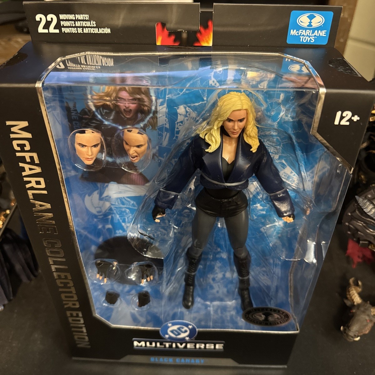 McFarlane DC Multiverse BLACK CANARY PLATINUM Variant Collector