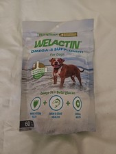 Nutramax Welactin Omega-3 Supplements Soft Chews for Dogs 60 Soft Chews 8/27