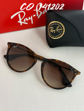 Ray-Ban RB4171 Erika Women's Sunglasses Tortoise Frame Brown Gradient Lens 54mm
