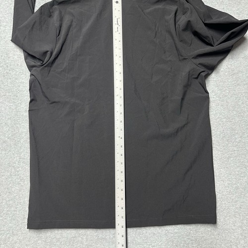Gymshark Mens Zip Up Track Jacket Black Sz M Athletic Sweatshirt Training Active - Picture 4 of 5