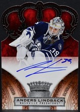2010-11 Panini Crown Royale Rookie Royalty Anders Lindback 145 RC Auto 3924