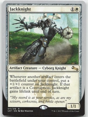 Jackknight - Unstable - Rare - Magic: The Gathering