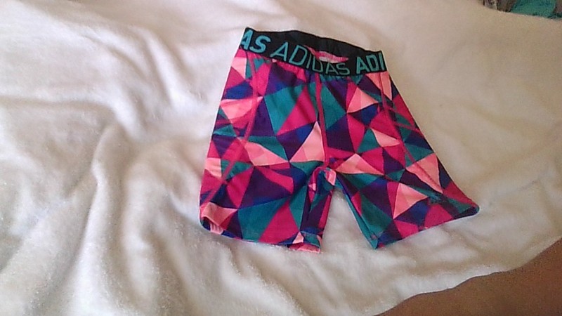 Adidas AeroReady Softball Slider Shorts Girls M 20x5.5 Padded Side Colorful NWOT