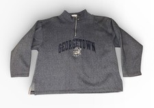 Vtg Pro Player Georgetown Hoyas 1/4 Zip Charcoal Sweatshirt Men’s XL