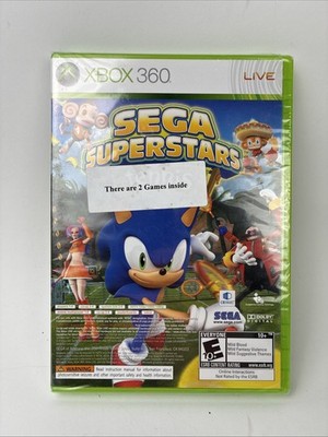 Sega Superstars Tennis (Xbox 360, 2008) w/ Live Arcade Disc - Brand new Sealed