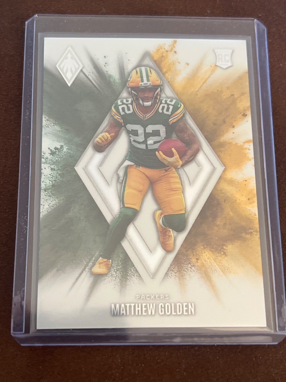2025 Panini Phoenix Football Matthew Golden Color Blast #15 Rookie RC SSP