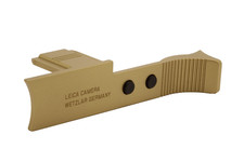 Near Mint Leica Thumb Support Q3 Brass, Blasted Finish, MFR 19532 49288